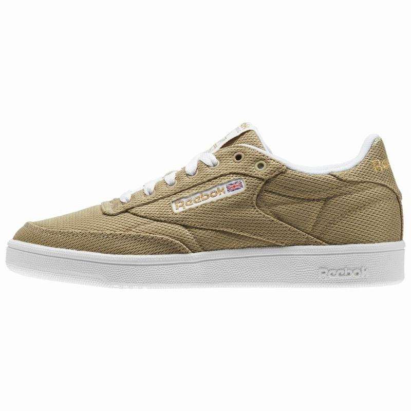 Reebok Club C 85 Metallic Mesh Tenisky Damske - Hnede/Biele JT8269CM